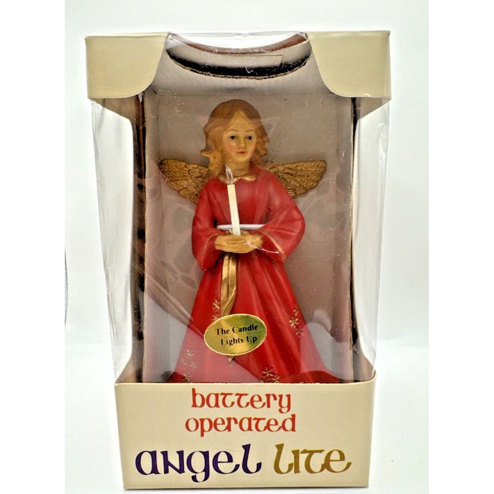 1960S Vintage Battery Operated Angel Lite Woolco/Woolworths New In Box